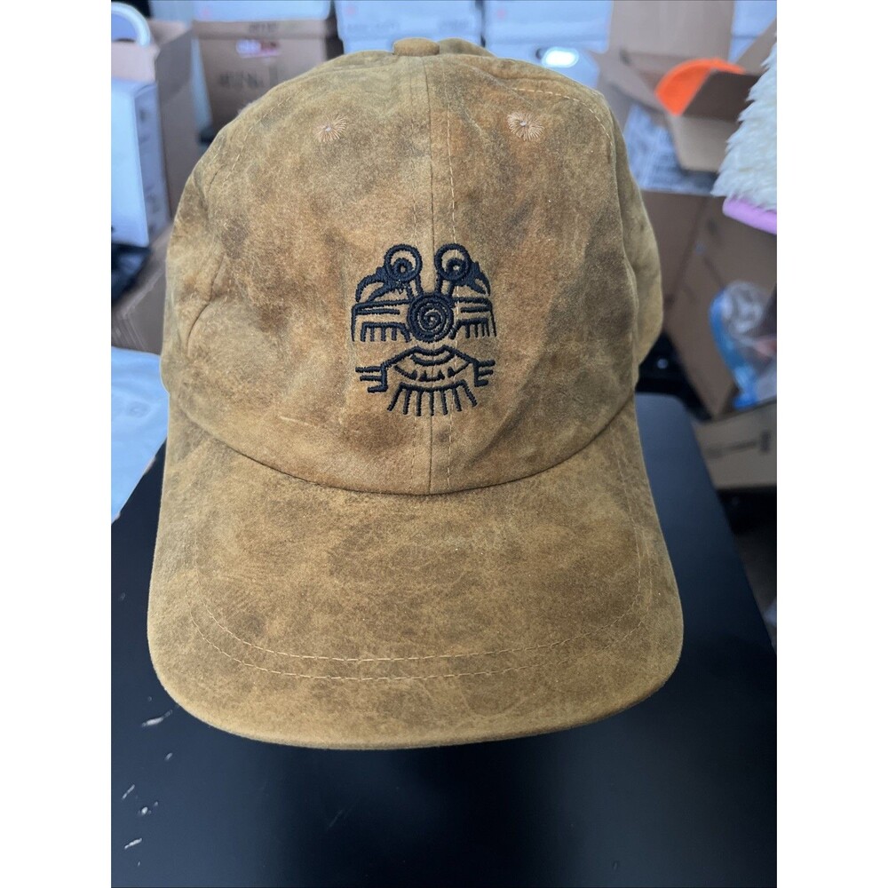 Vintage Cobra Cars Men’s Adjustable Hat Aztec Bird 100% Polyester Suede NOS